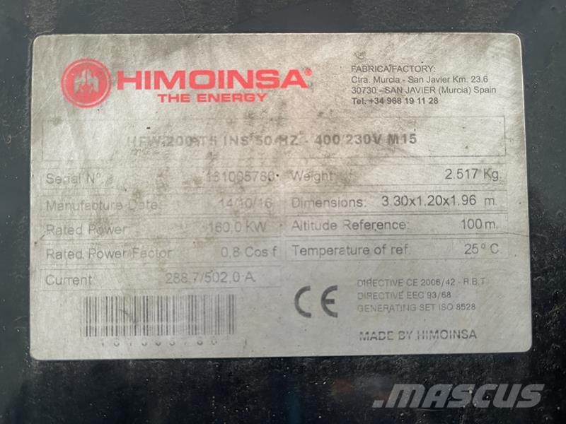 Himoinsa HFW - 200 - DSETR مولدات ديزل