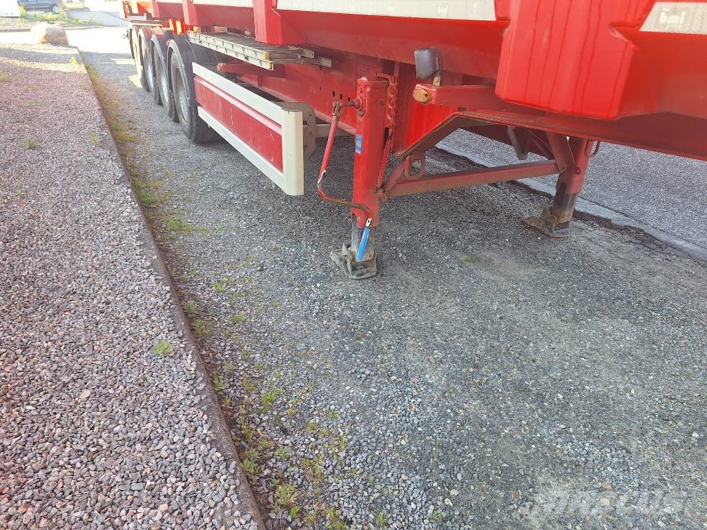 BMI 4 akslet 80 m3 HARDOX tiptrailer Tipper semi-trailers
