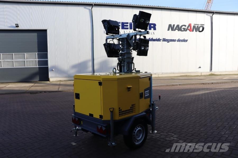 Atlas Copco HiLight H5+ SV2 Valid inspection, Max Boom Height Torres de iluminación