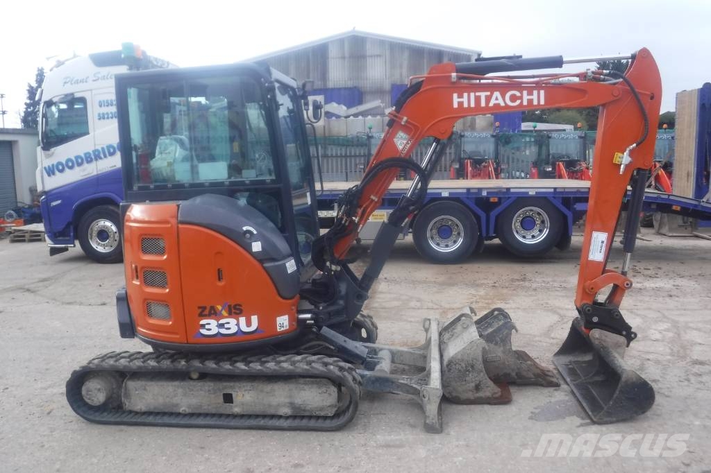 Hitachi ZX 33 U-6 Minigrävare < 7t