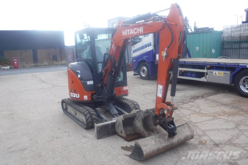 Hitachi ZX 33 U-6 Minigrävare < 7t