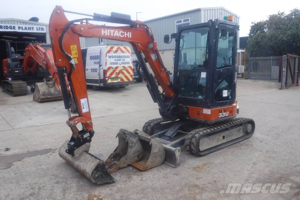 Hitachi ZX 33 U-6 Minigrävare < 7t