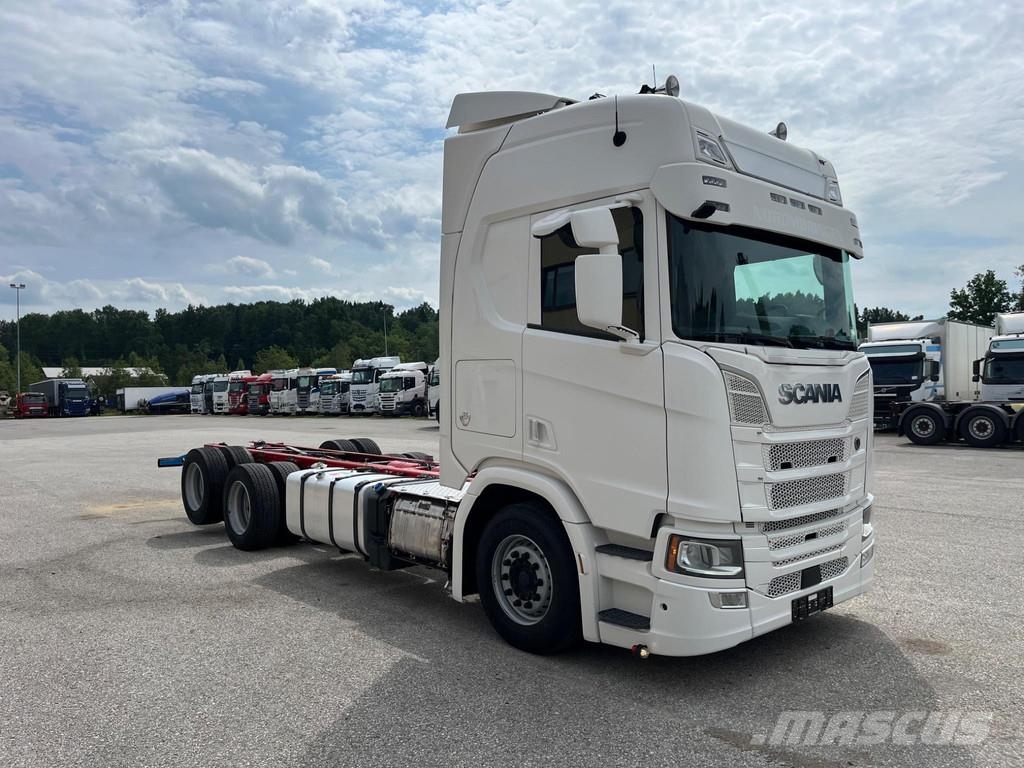 Scania R650 B6x2LB+ RETARDER Chassis Cab trucks