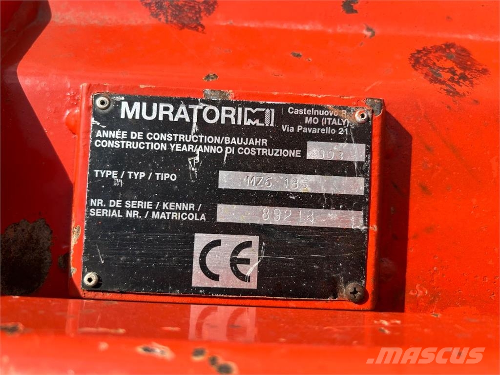 Muratori MZ6 185 Preparação de solos