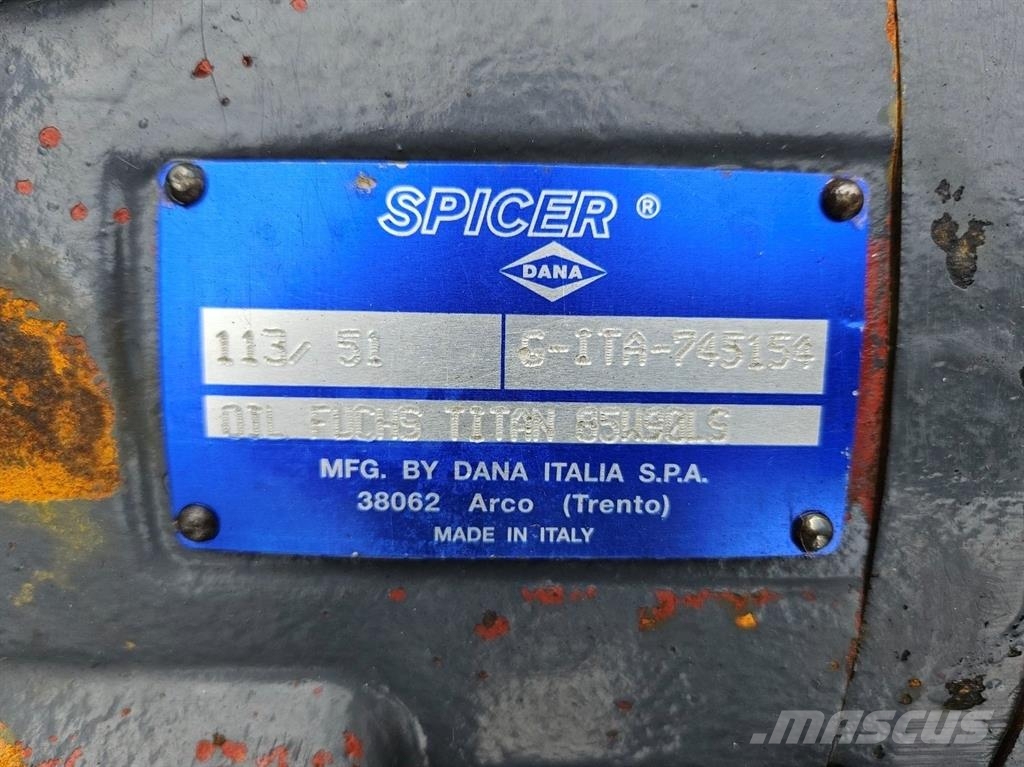 Terex TL260S-5370661944-Spicer Dana 113/51-Axle/Achse/As Osovine