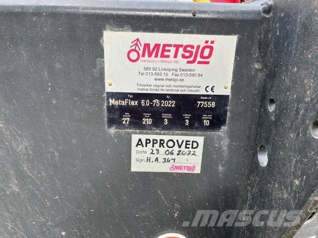 Metsjö MetaFlex 60-75 remolques con gancho elevador