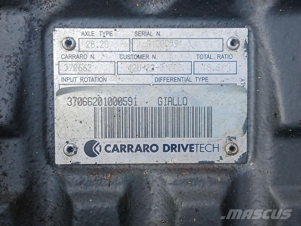 Komatsu WA80-42U-22-31000-Carraro 28.20-370662-Axle/Achse 차축