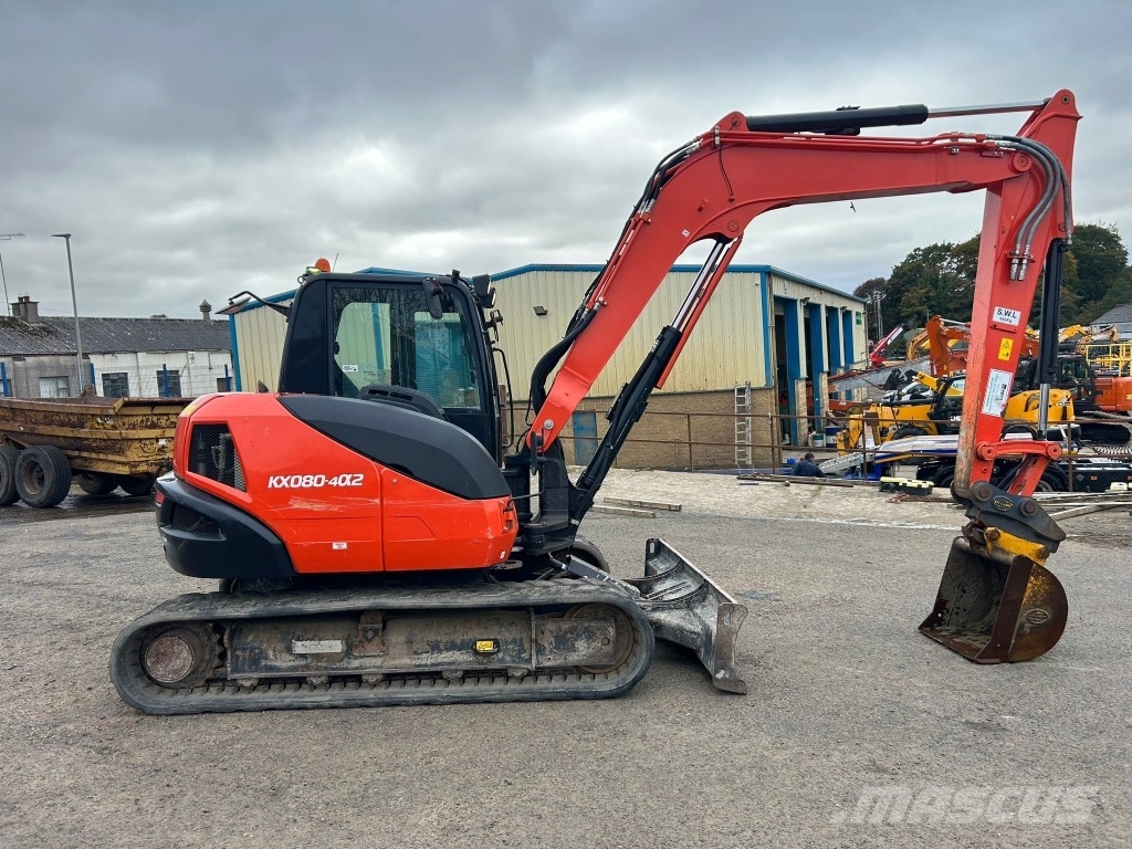 Kubota KX080-4 Малые экскаваторы 7т-12т