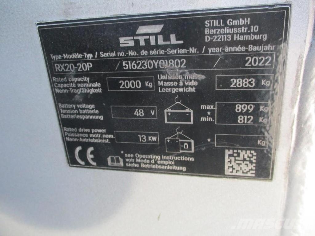 Still RX20-20P Elektrische heftrucks