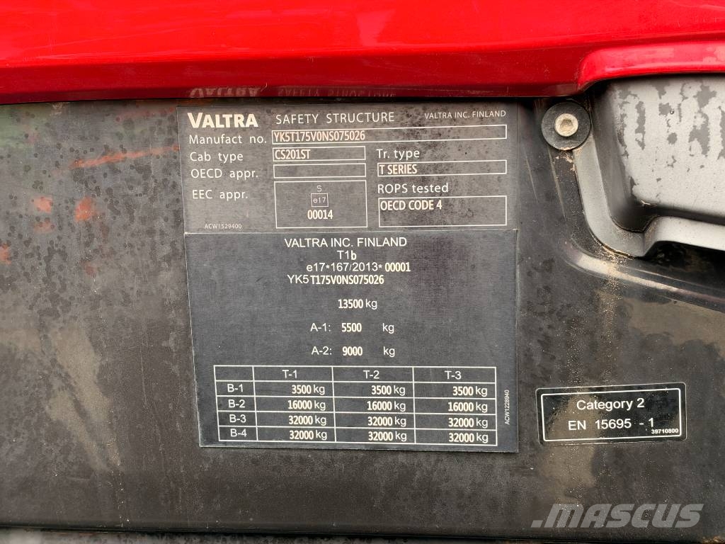 Valtra T 175 EV الجرارات