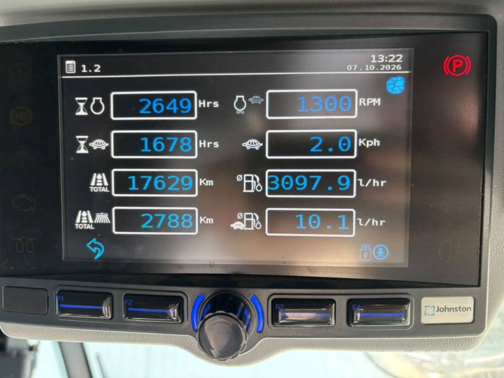 Johnston CX401 - 80km/h - sweeper Cestni pometači
