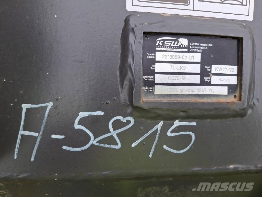 KSW Tieflöffel OQ70/55-1200 OQ70/55-1200 #A-5815 Excavator