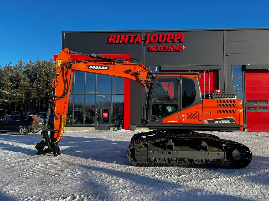 Doosan DX160LC-5 HT / Marttiini, Lämmitin, Rasvari! حفارات زحافة