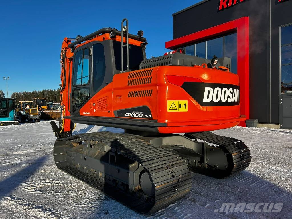Doosan DX160LC-5 HT / Marttiini, Lämmitin, Rasvari! حفارات زحافة