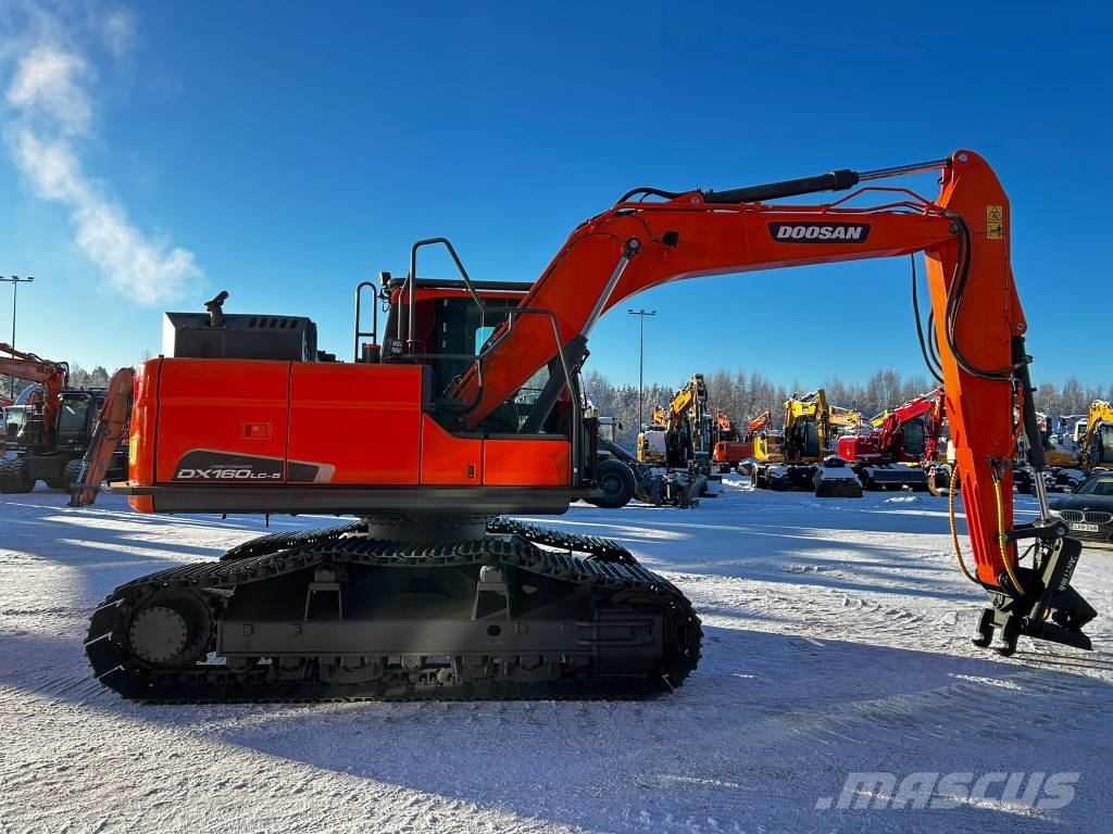 Doosan DX160LC-5 HT / Marttiini, Lämmitin, Rasvari! حفارات زحافة