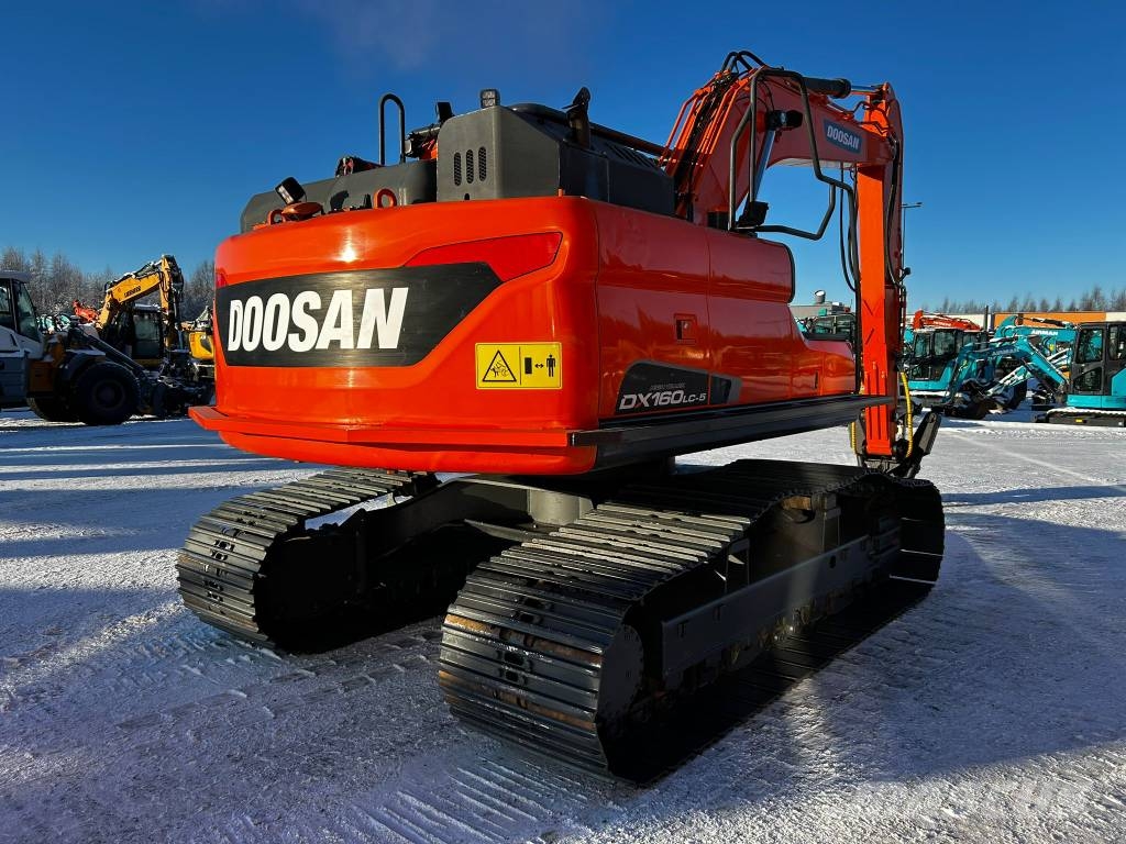 Doosan DX160LC-5 HT / Marttiini, Lämmitin, Rasvari! حفارات زحافة