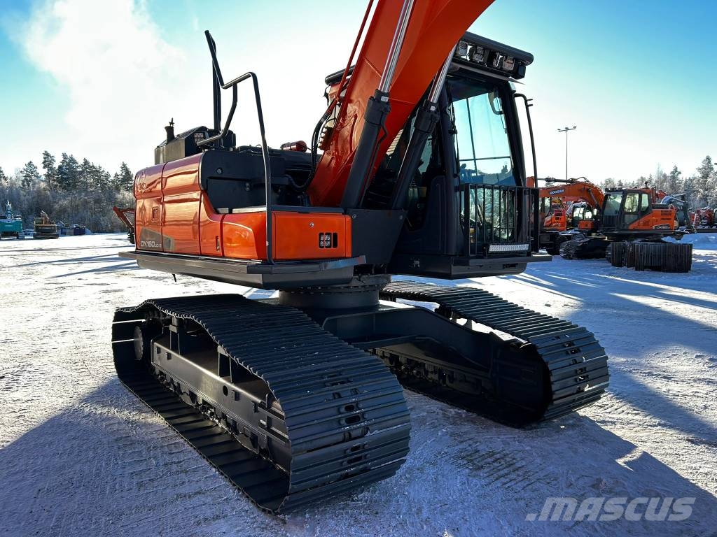 Doosan DX160LC-5 HT / Marttiini, Lämmitin, Rasvari! حفارات زحافة