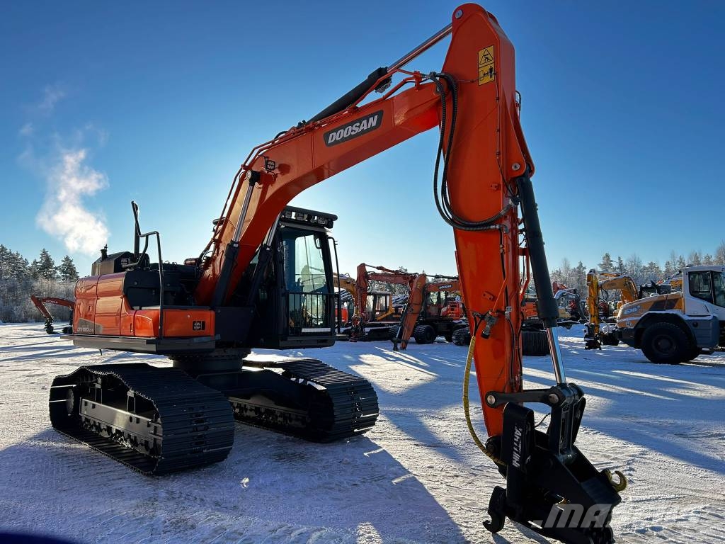 Doosan DX160LC-5 HT / Marttiini, Lämmitin, Rasvari! حفارات زحافة