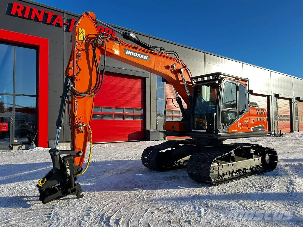 Doosan DX160LC-5 HT / Marttiini, Lämmitin, Rasvari! حفارات زحافة