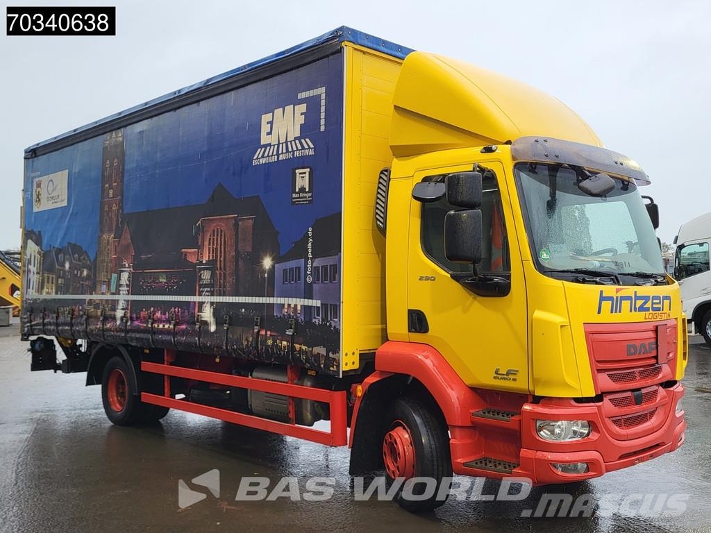 DAF LF 290 LF 4X2 14tonner Curtainsides 1500kg Ladebor Tents