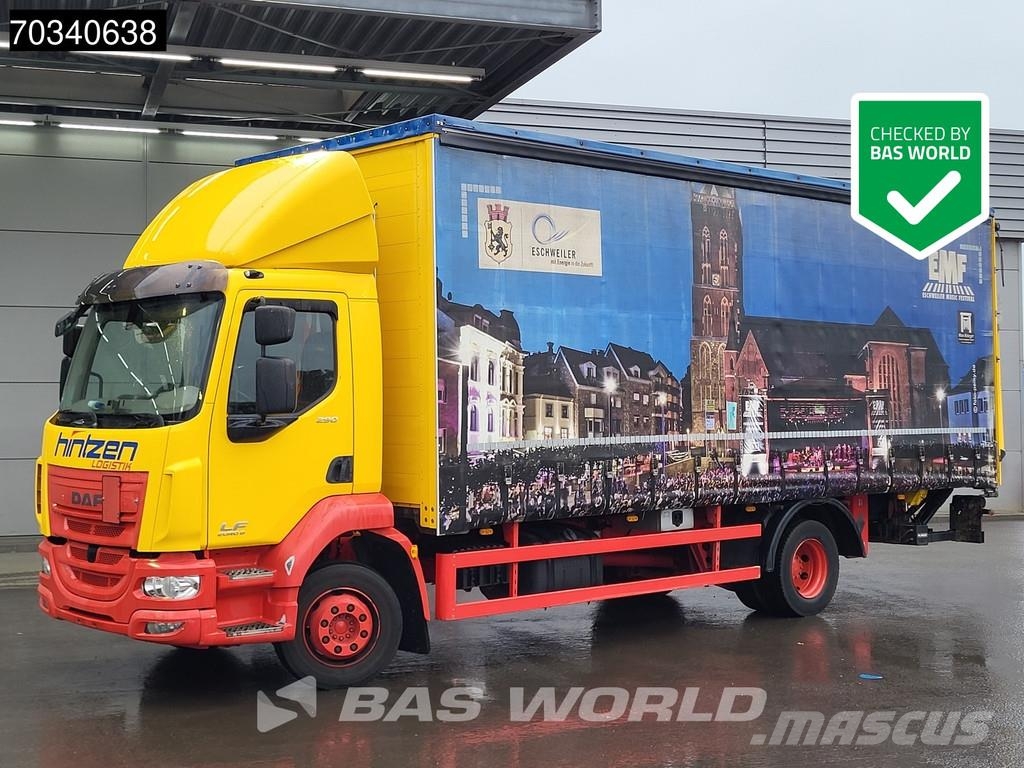DAF LF 290 LF 4X2 14tonner Curtainsides 1500kg Ladebor Tents