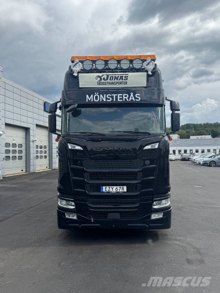 Scania S650 B6x2 Komplett flisekipage Camiones volquete para virutas de madera