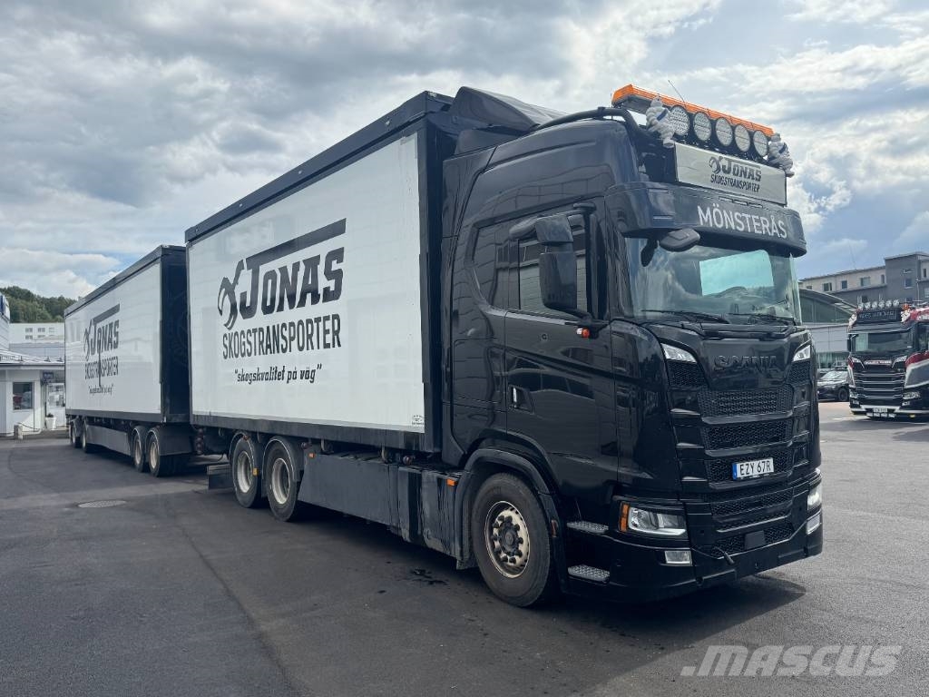 Scania S650 B6x2 Komplett flisekipage Camiones volquete para virutas de madera