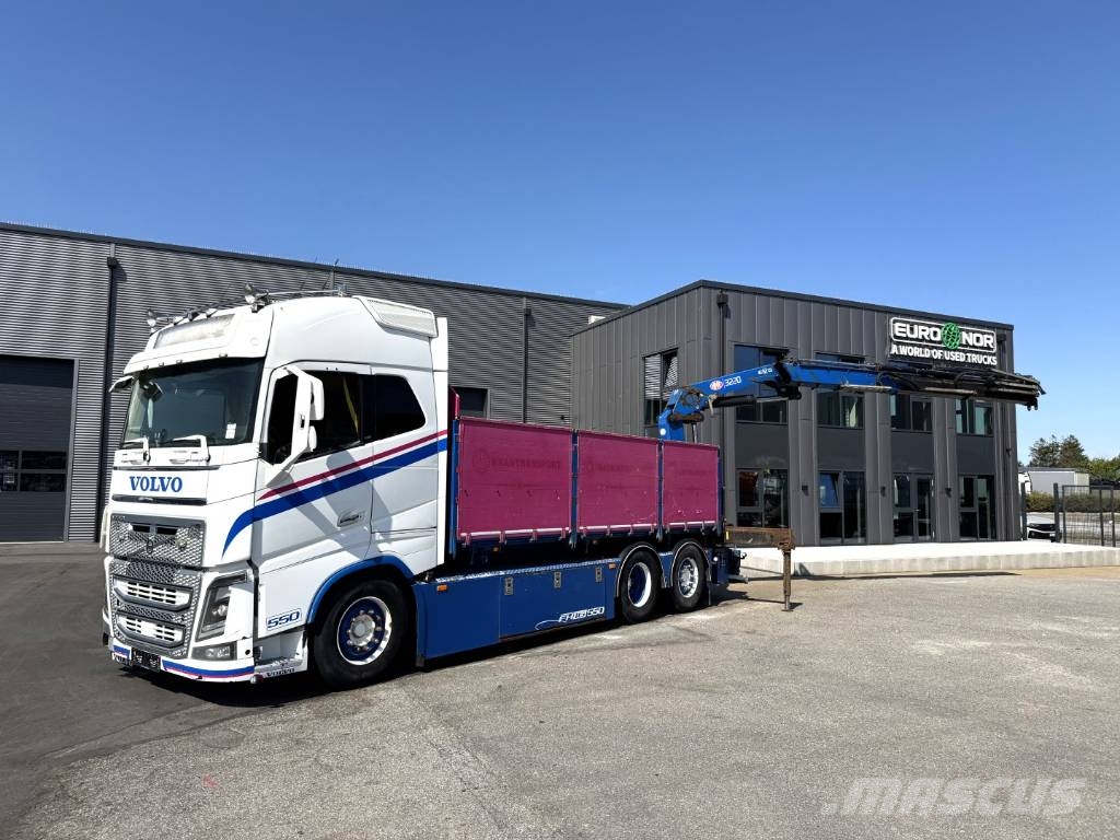 Volvo FH16/550 6x2*4 HMF 3220K4 Euro 6 شاحنات الرافعات