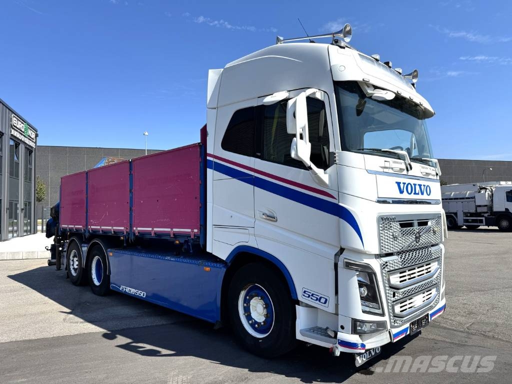 Volvo FH16/550 6x2*4 HMF 3220K4 Euro 6 شاحنات الرافعات