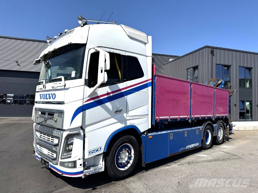 Volvo FH16/550 6x2*4 HMF 3220K4 Euro 6 شاحنات الرافعات