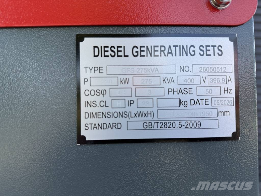 Ashita 275 KVA Diesel Generatoren