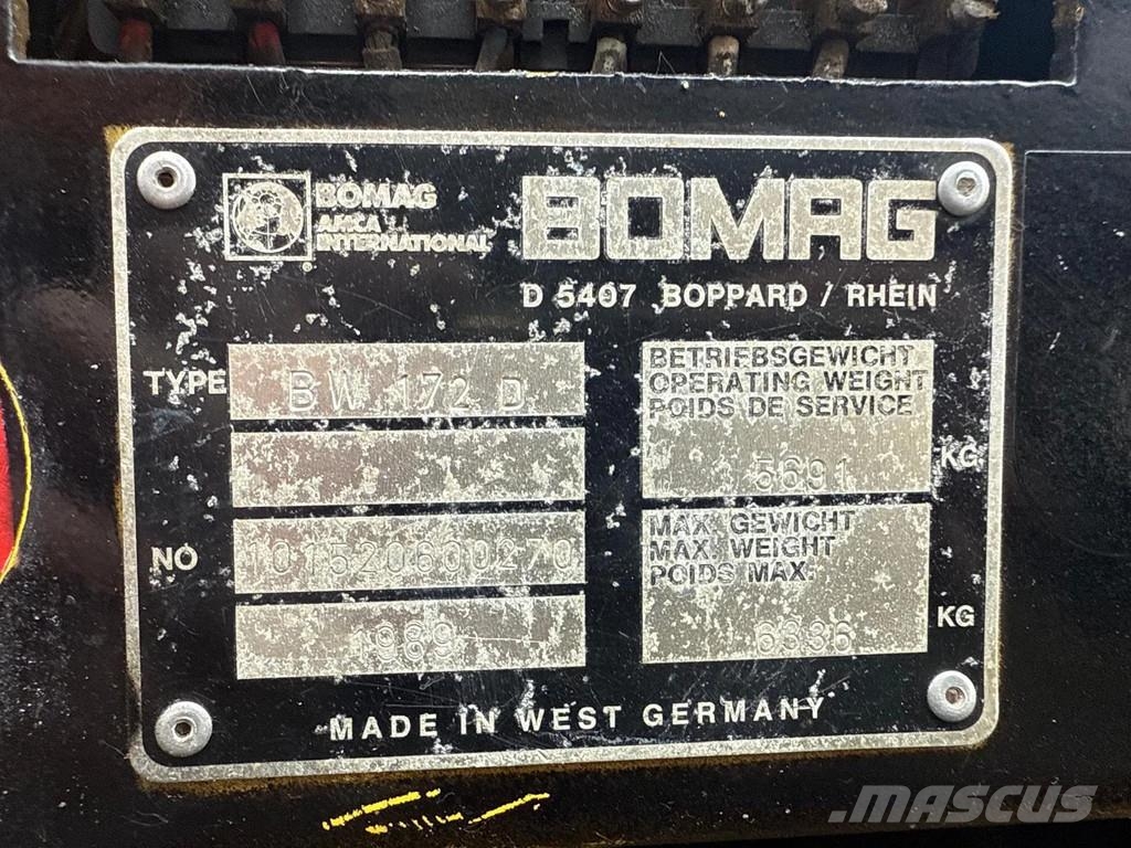 Bomag BW172D その他 ローラ (マカダムローラ等)