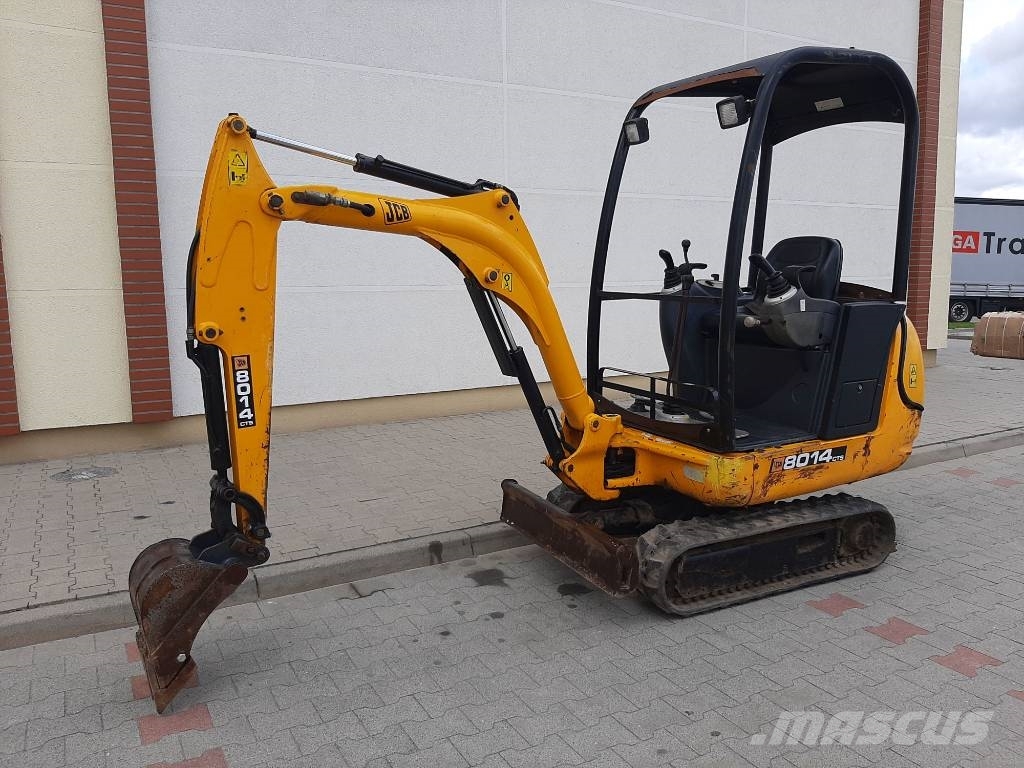 JCB 8014 Mini ekskavatörler, 7 tona dek