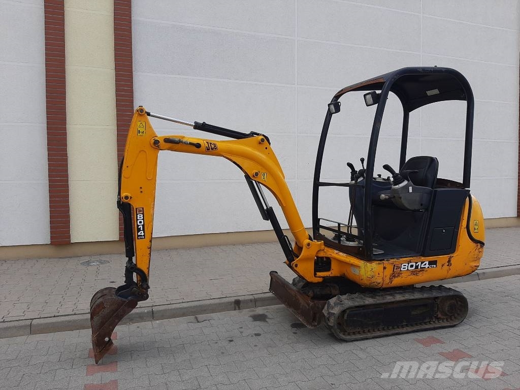 JCB 8014 Mini ekskavatörler, 7 tona dek