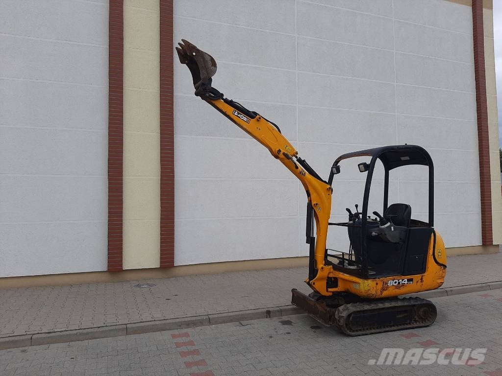 JCB 8014 Mini ekskavatörler, 7 tona dek