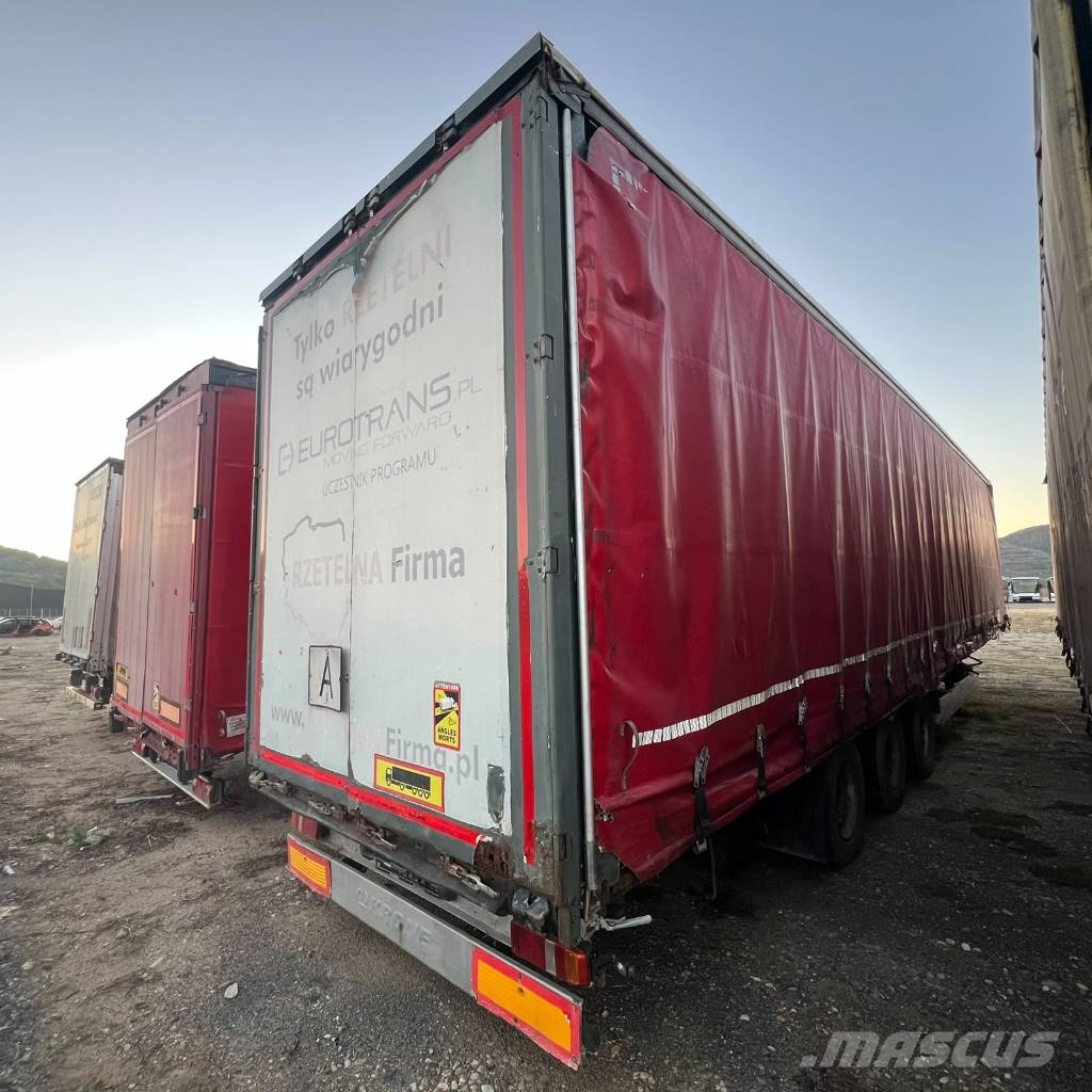 Krone SDP 27 Semi-trailer med lad/flatbed