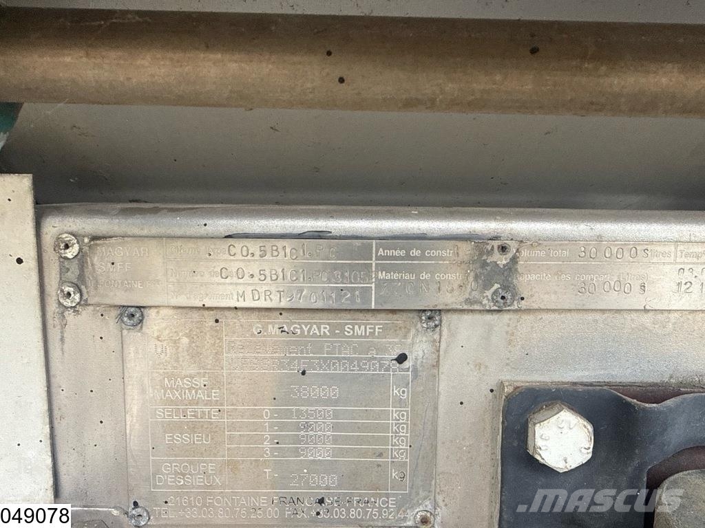 Magyar Bitum 30.000 Liter, 1 Comp Semi remorque citerne