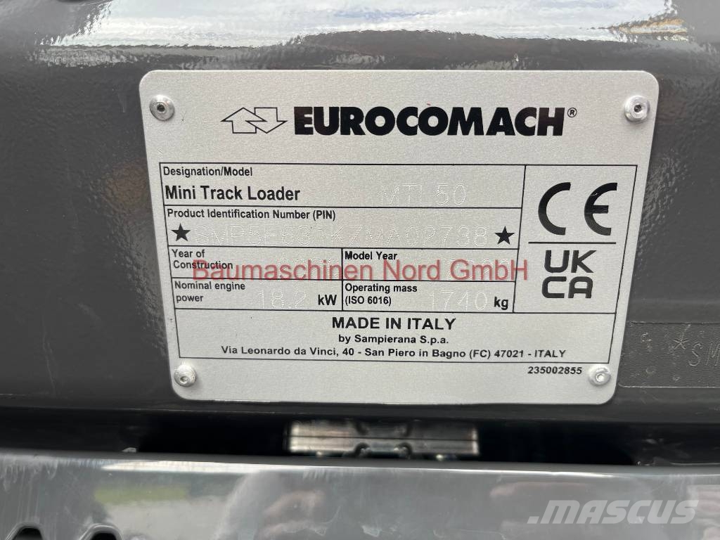 Eurocomach Mini-Raupenlader MTL 50 DEMO Mini loaders