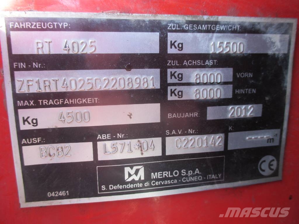 Merlo Roto 45.19 Teleszkópos rakodók