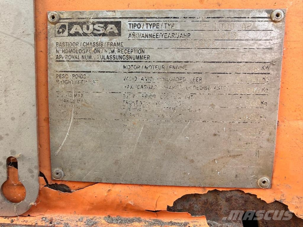 Ausa D1000AP عربات نقل قلابة للمواقع