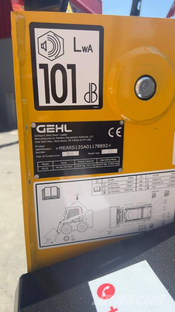 Gehl R 135 Mini Pale Gommate