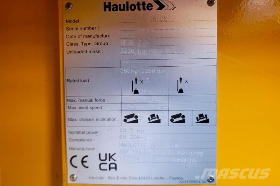 JCB S4046E Valid inspection, 14m Working Height, 320kg Škarjaste dvižne ploščadi