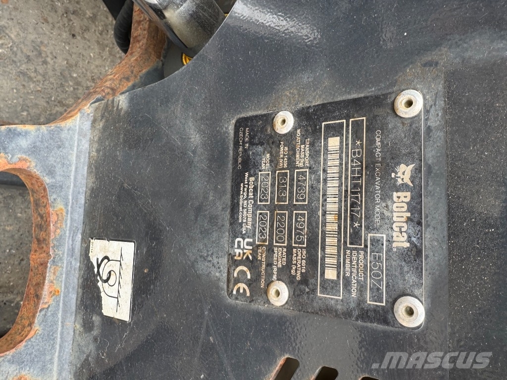 Bobcat E50Z (11717) Mini pelle < 7t