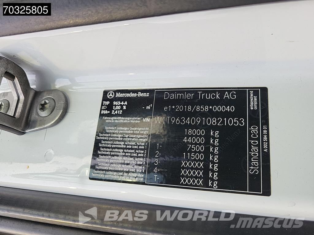 Mercedes-Benz Actros 1845 4X2 BigSpace 2xTanks Navi Sattelzugmaschinen