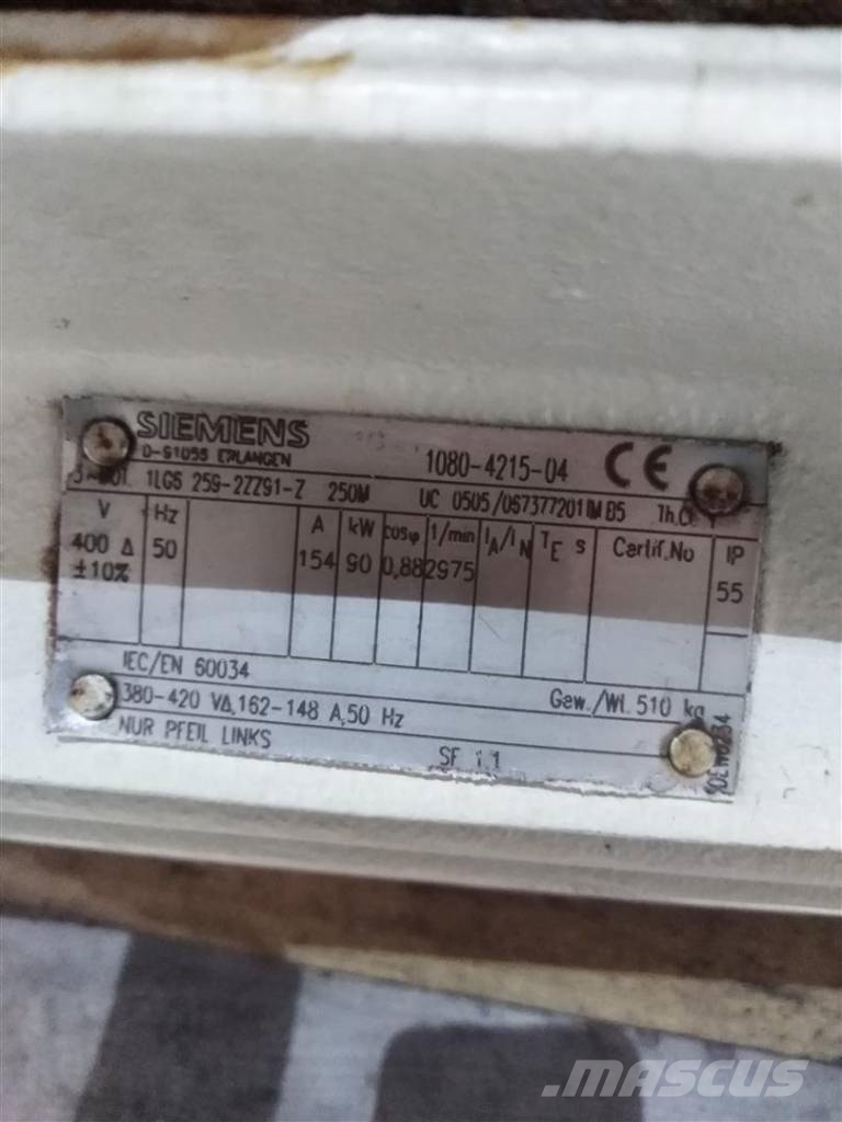 Siemens 1LG6 259-2ZZ91-Z Polovni dodaci za kompresore