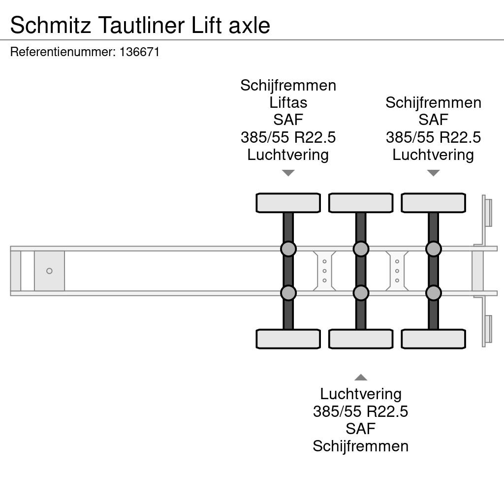 Schmitz Cargobull Tautliner Lift axle Curtainsiderauflieger