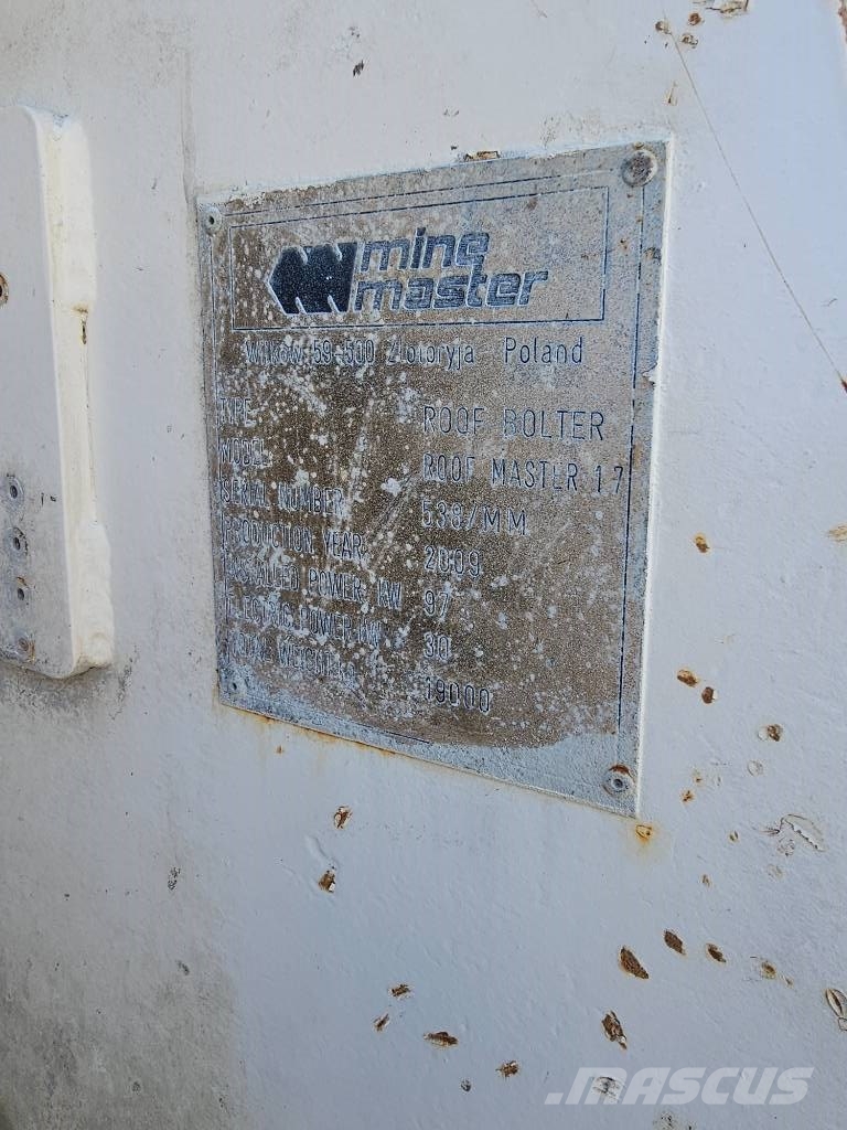 Mine Master Roof Master 1,7 其他地下设备