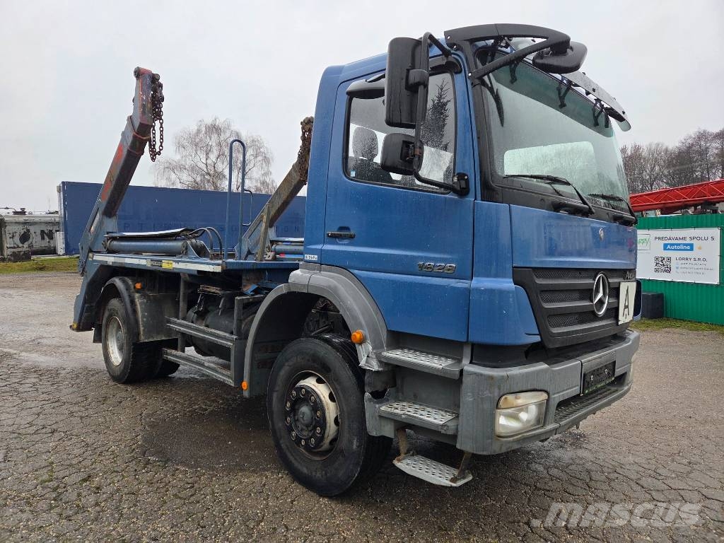 Mercedes-Benz AXOR 1828 CHAIN CONTAINER MEILLER Camiones portacubetas