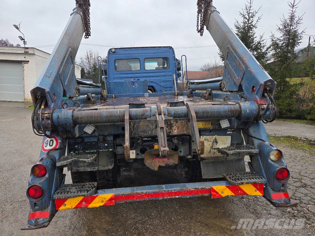 Mercedes-Benz AXOR 1828 CHAIN CONTAINER MEILLER Camiones portacubetas