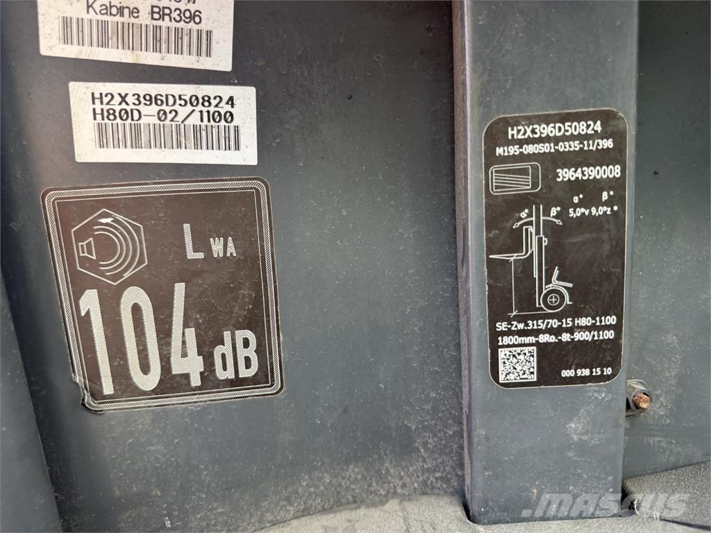 Linde H80D-02/1100 Diesel forklifts